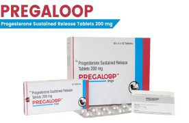 Progesterone Sustained Release 200mg Tablets - Pregaloop 200