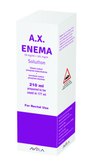 A.X. Enema Solution, 210 mL (Monobasic Sodium Phosphate +  Dibasic Sodium Phosphate)