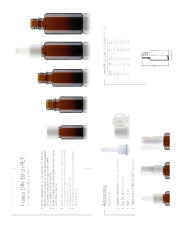 Din 18 neck bottles in PET