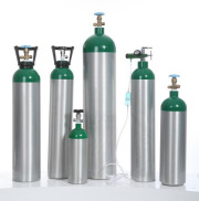 Aluminum medical cylinder