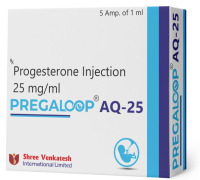 Progesterone injection 25 mg/ml  - Pregaloop AQ-25