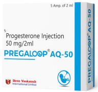 Progesterone injection 50 mg/ml  - Pregaloop AQ-50