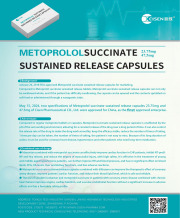 Metoprolol succinate sustained release capsules