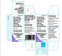 Uroquinasa (UROKINASE) SYNER MEDICA 500.000 U.I. powder for solution for injection/infusion