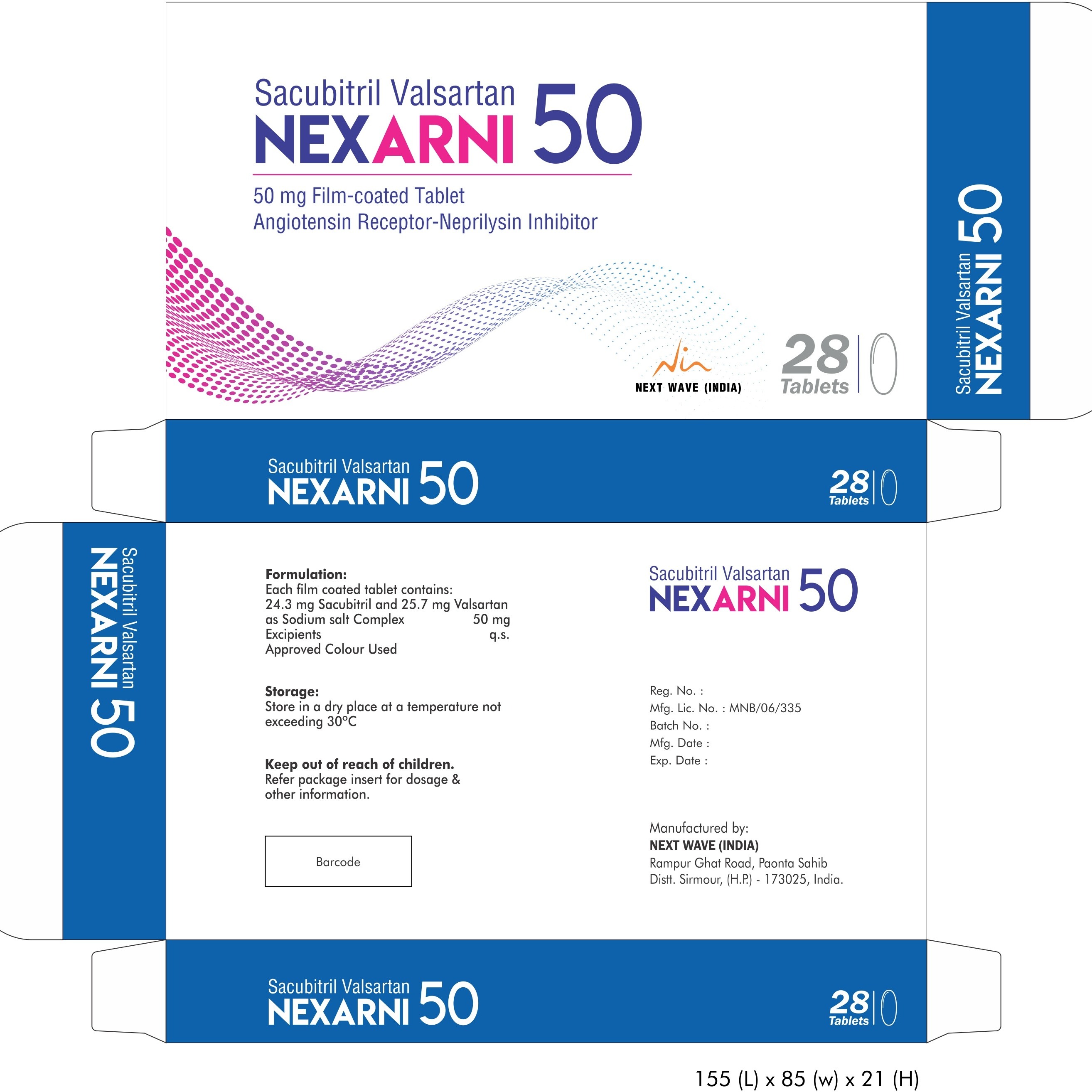 Valsartan Sacubitril Tablets, Sitagliptin with Metformin Tablets, Teneligliptin with Metformin Tabletsin