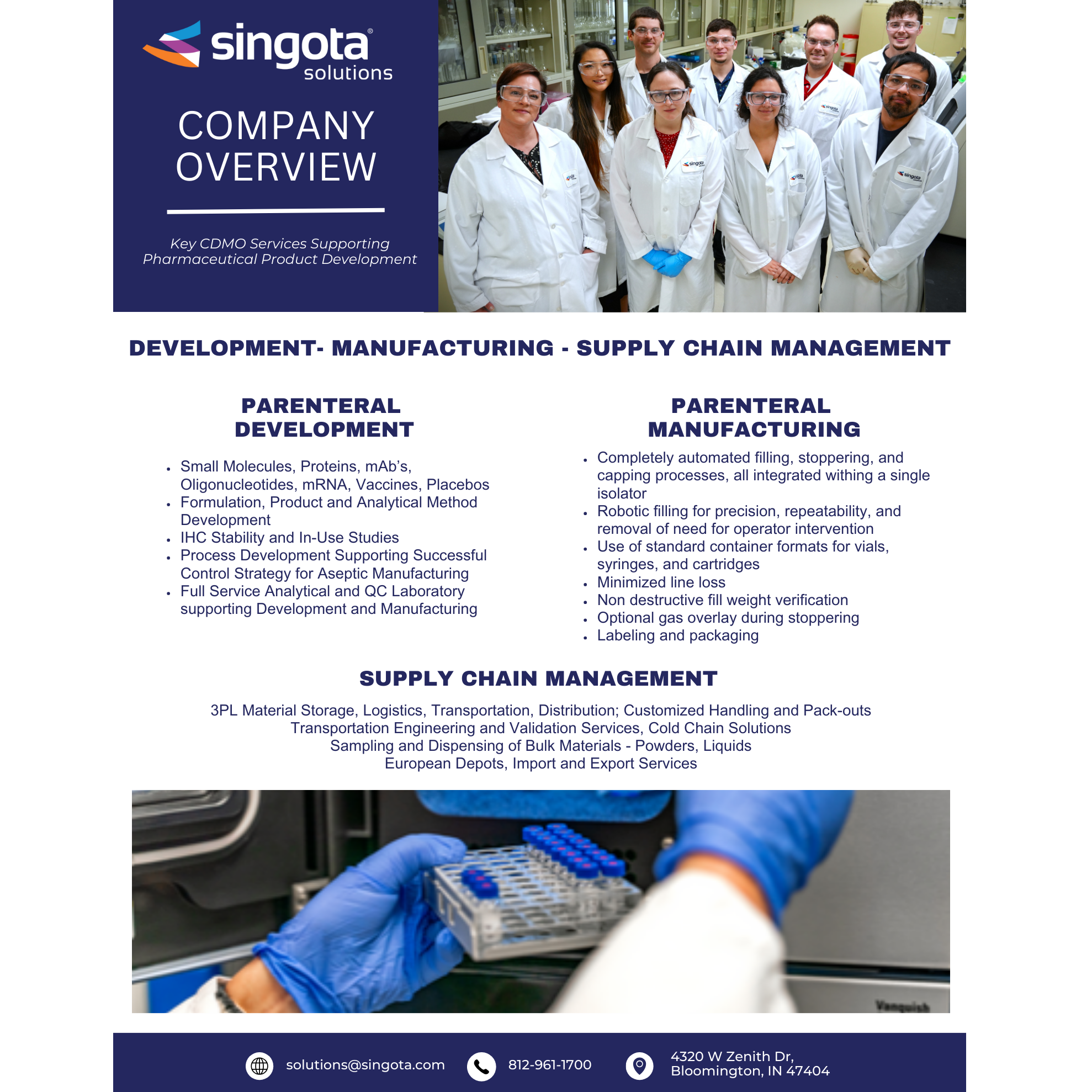 Singota Solutions Overview