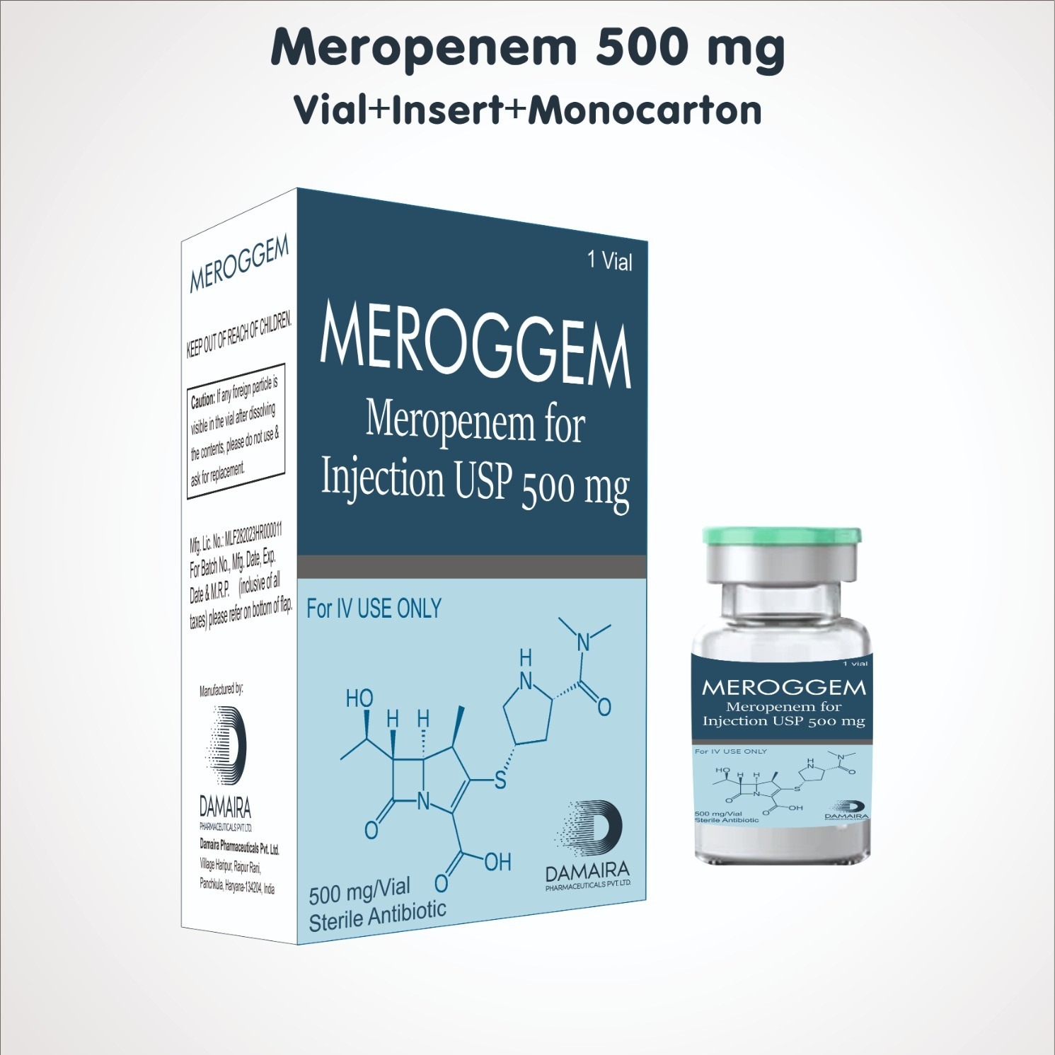 Meropenem 500 mg Powder for Injection