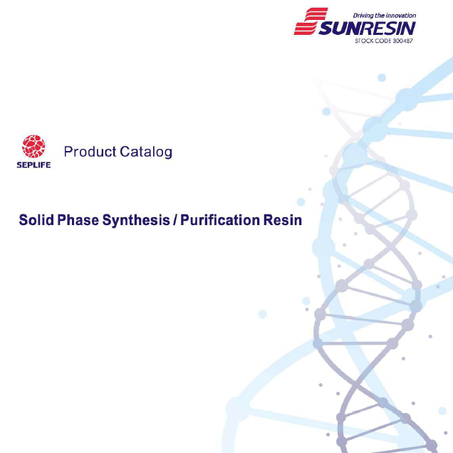 Solid phase synthesis Purification resins