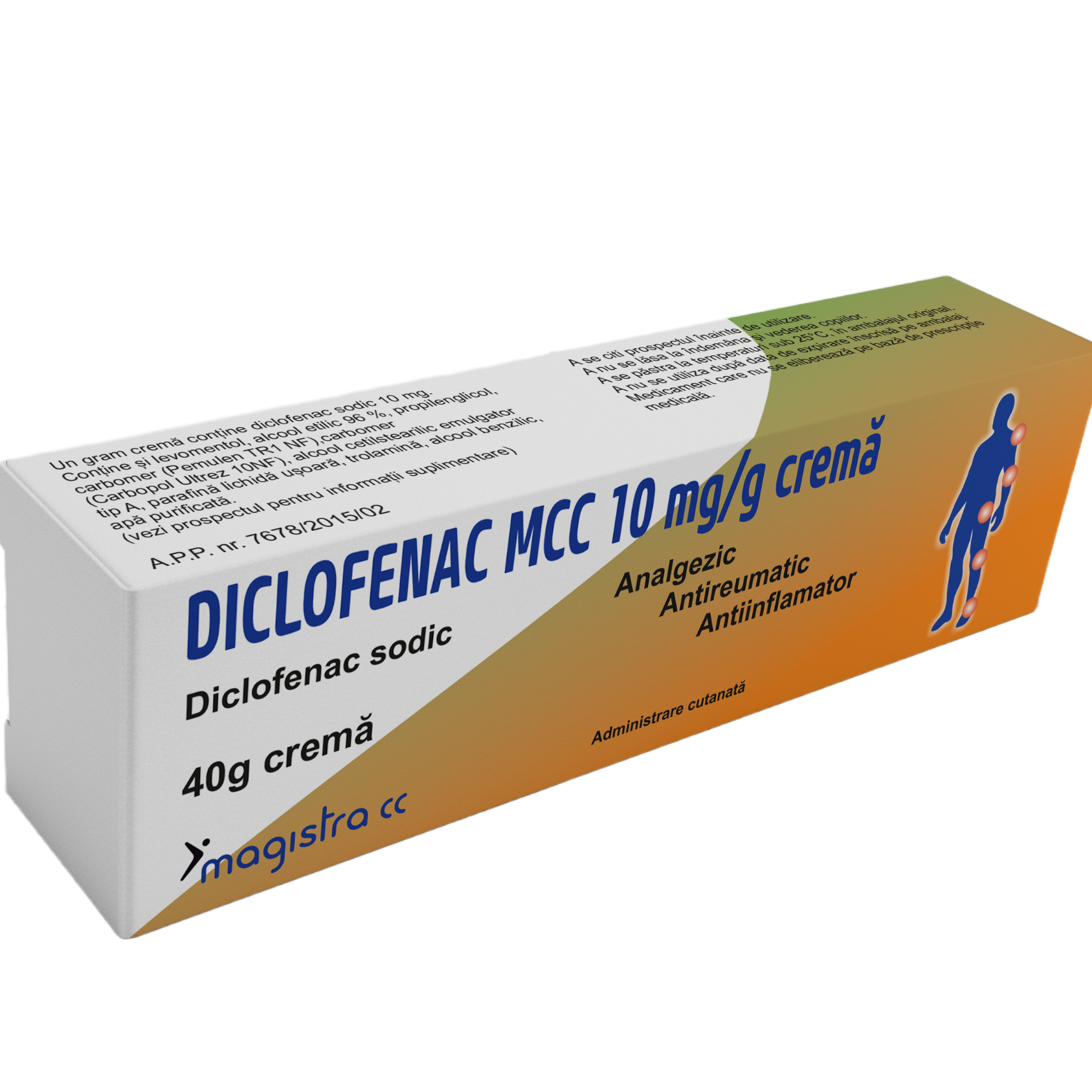 Diclofenac MCC cream and gel