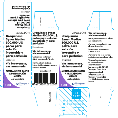 UROKINASES SYNER MEDICA 500.000