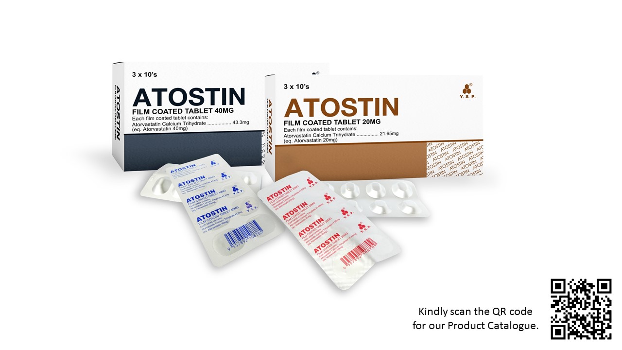 Atostin Film Coated tablet 20mg & 40mg