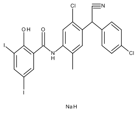 CLOSANTEL SODIUM DIHYDRATE