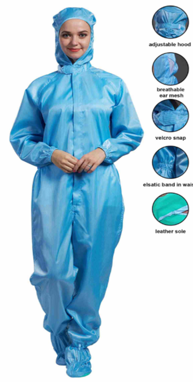 Autoclavable cleanroom gown