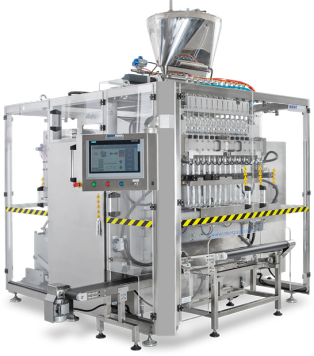 Powder filling and packaging machine