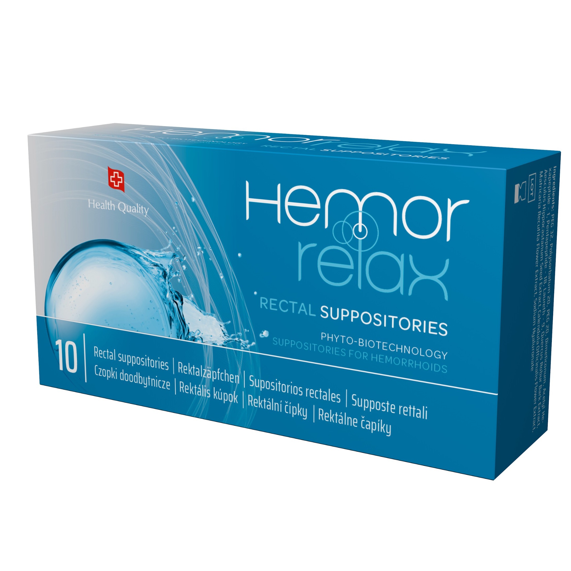 Hemorrelax rectal suppositories