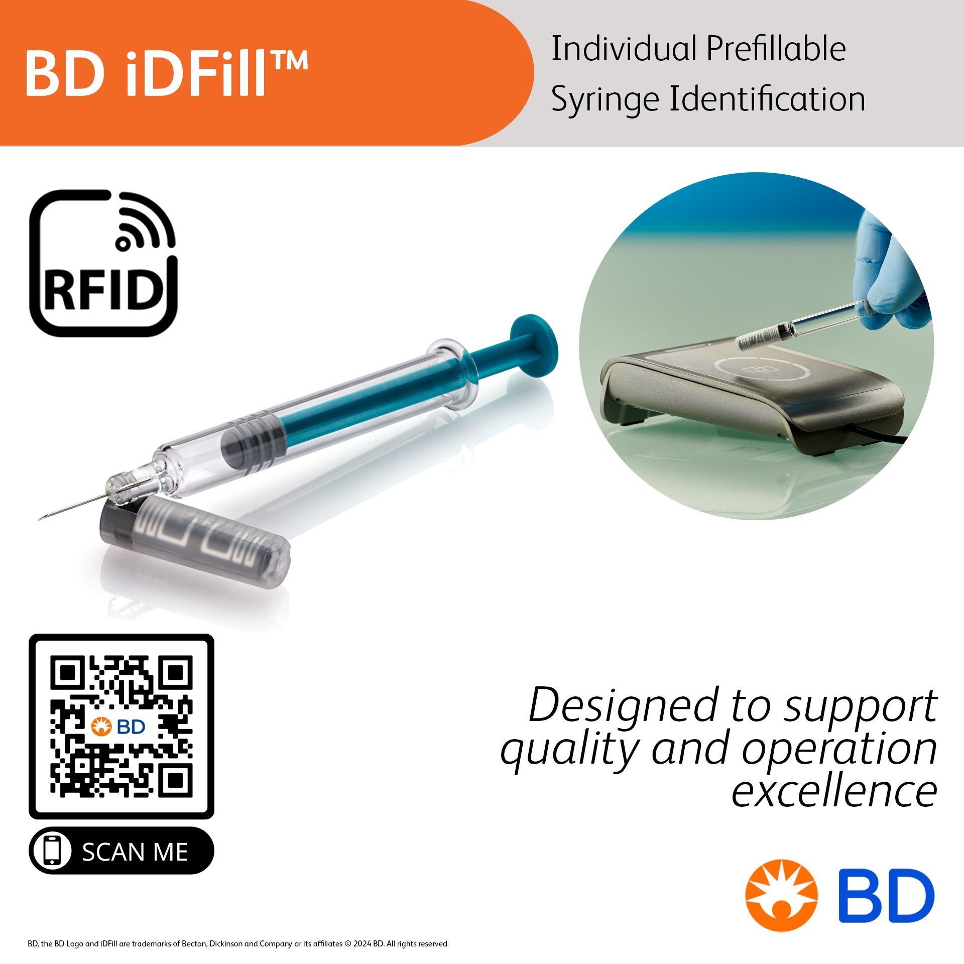 BD iDFill™ - Individual Prefillable Syringe Identification