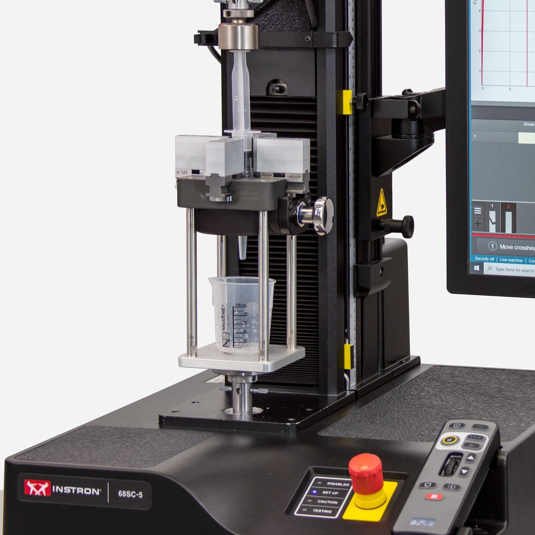 Instron Syringe Test Fixture