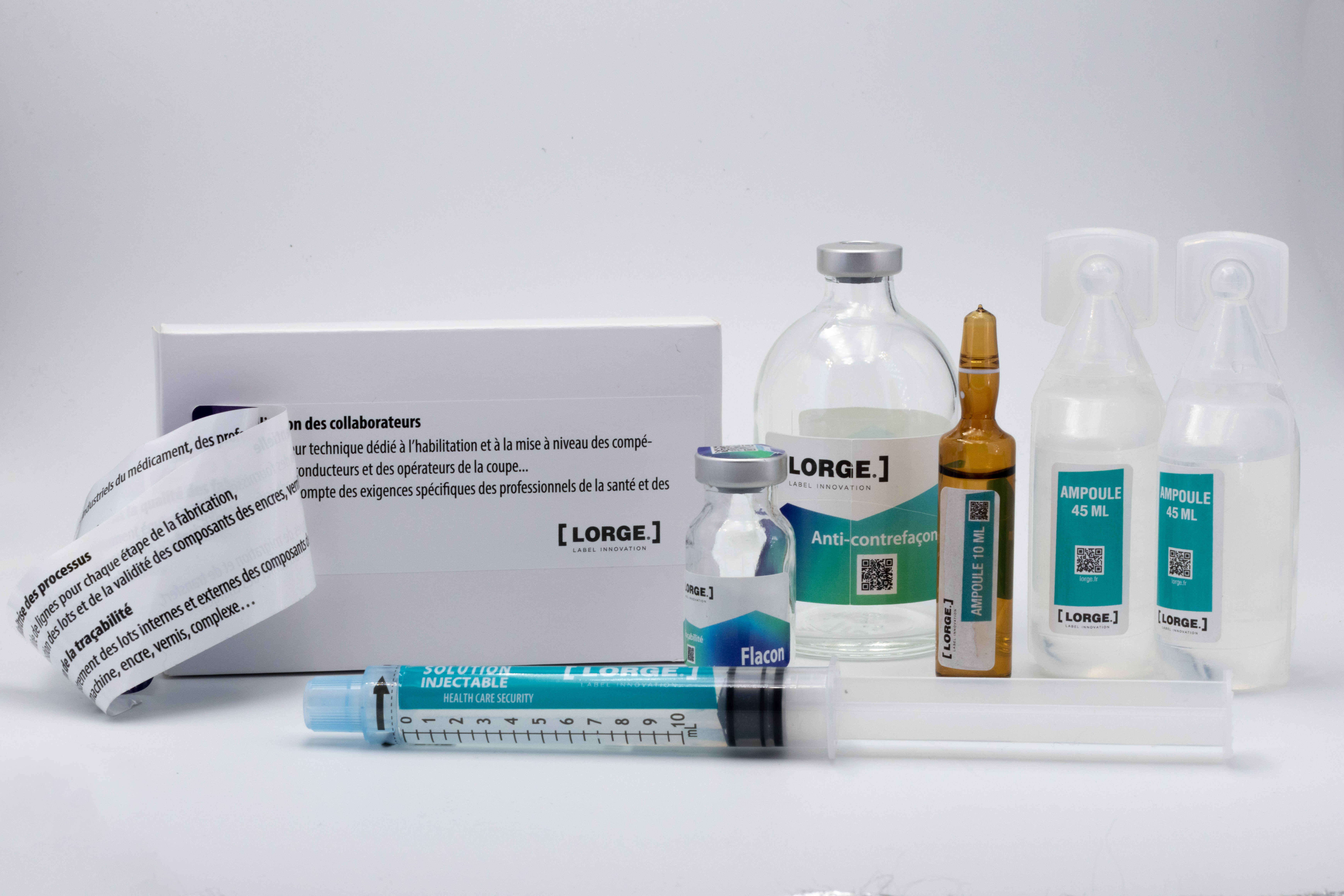 Etiquettes pour produits pharmaceutiques