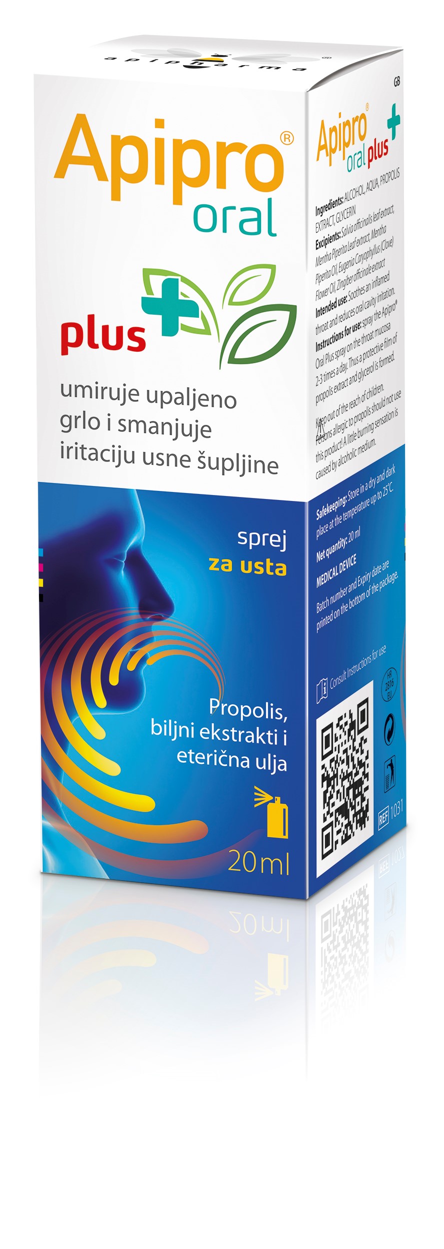 Apipro oral plus spray for mouth