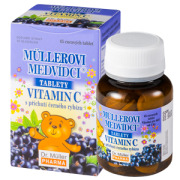 Dr. Müller Bears with Vitamin C, Black Currant Flavour