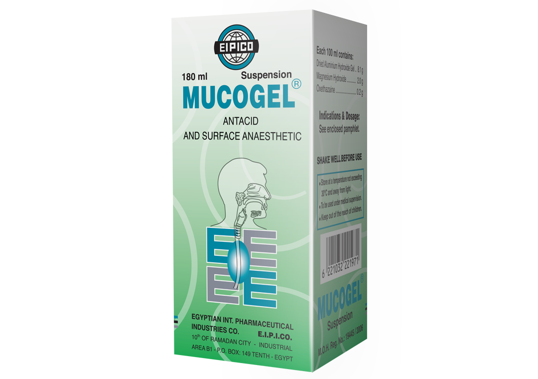 MUCOGEL ® (Dried aluminium hydroxide gel,Magnesium hydroxide,Oxethazaine)