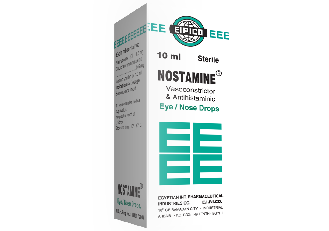 NOSTAMINE ® (Naphazoline HCL,chlorpheniramine maleate)