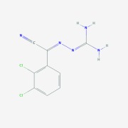 2-(2,3-Dichlorophenyl)-2-guanidinyliminoacetonitrile [Lamotrigine-Schiff Base]