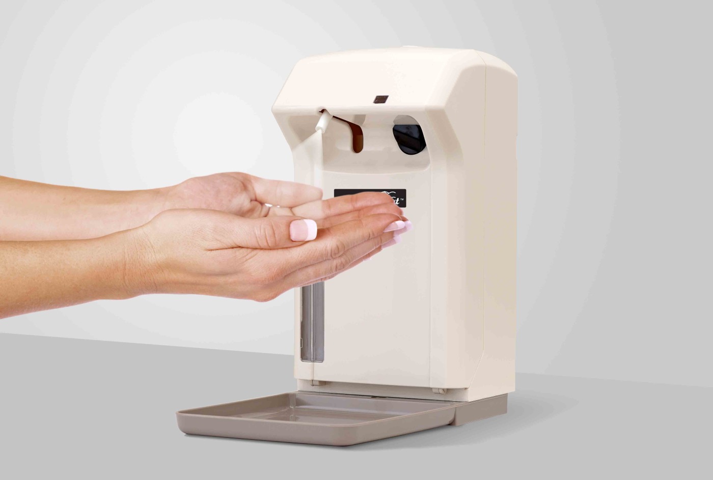 no touch hand sanitizer dispenser