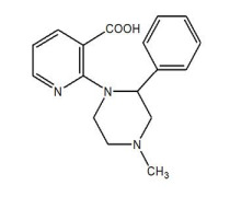 1-(3-carboxypyridil-2-)-4-methyl-2-phenylpiperazine