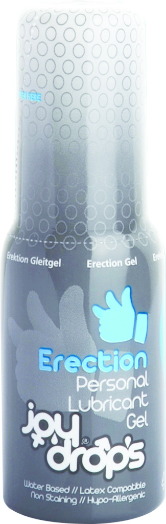 JOYDROPS LUBRICANT GELS-ERECTION