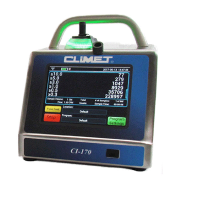 CLIMET -AIR PARTICLE COUNTER, MICROBIAL AIR SAMPLER