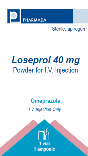 Omeprazole (LOSEPROL) 40 MG POWDER FOR I.V. INJECTION