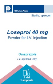 Omeprazole (LOSEPROL) 40 MG POWDER FOR I.V. INJECTION