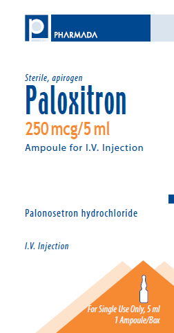 Palonosetron hydrochloride (PALOXITRON) 250 MCG/5 ML SOLUTION FOR I.V. INJECTION