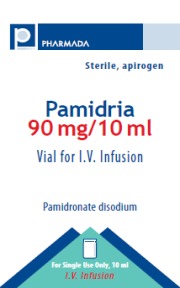 Pamidronate disodium  (PAMIDRIA) 90 MG/10 ML CONCENTRATE FOR SOLUTION FOR I.V. INFUSION