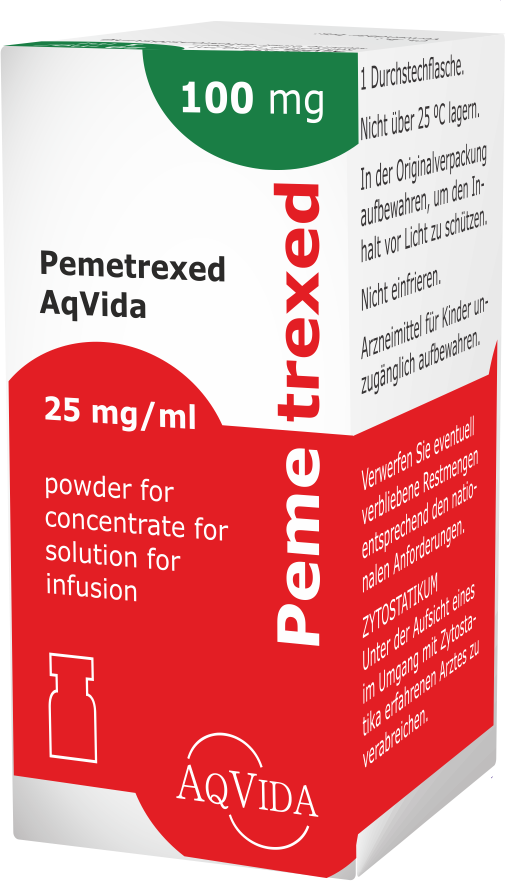 Pemetrexed AqVida 25 mg/ml powder for solution for infusion*