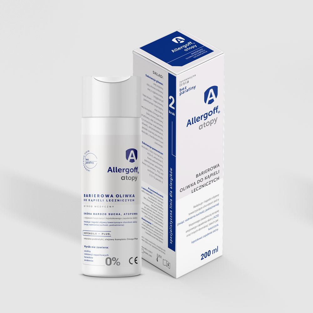 ALLERGOFF® Skin barrier oil for therapeutic baths