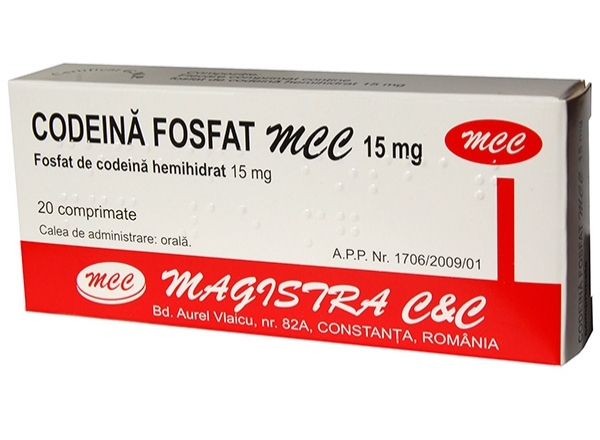 Codeina Fosfat Mcc 15 Mg