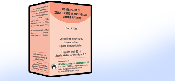 Combipack Of Snake Venom Antiserum (North Africa)