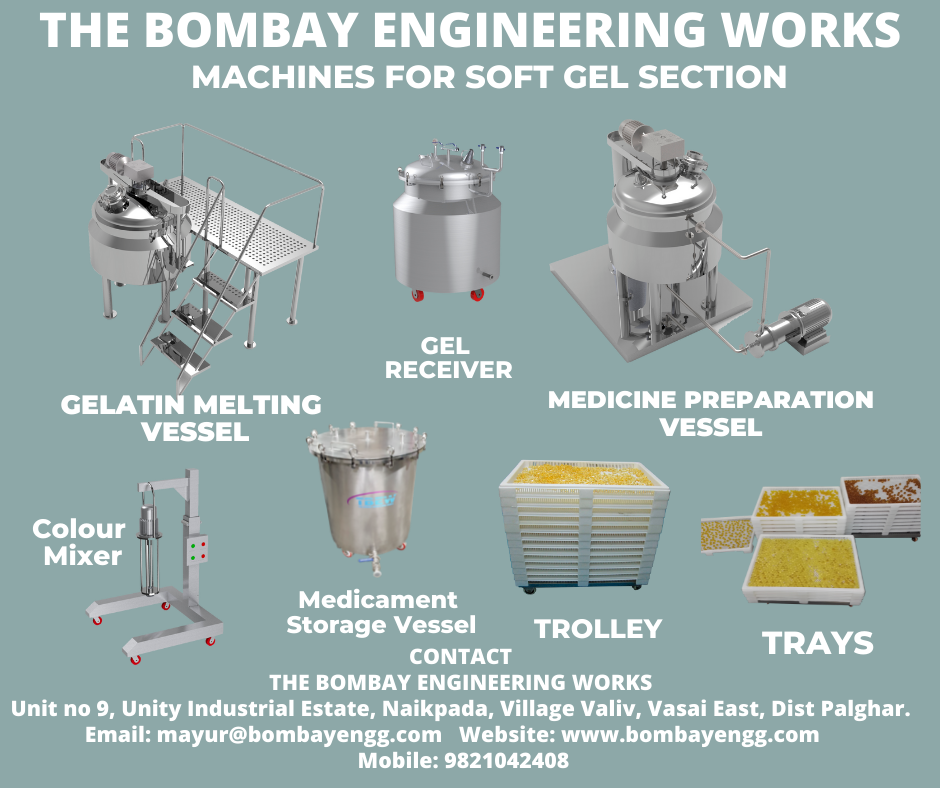 Soft Gel section Machineries