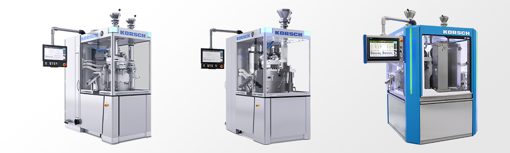 KORSCH Tablet Presses: X 3, XL 400_4 and XT 600