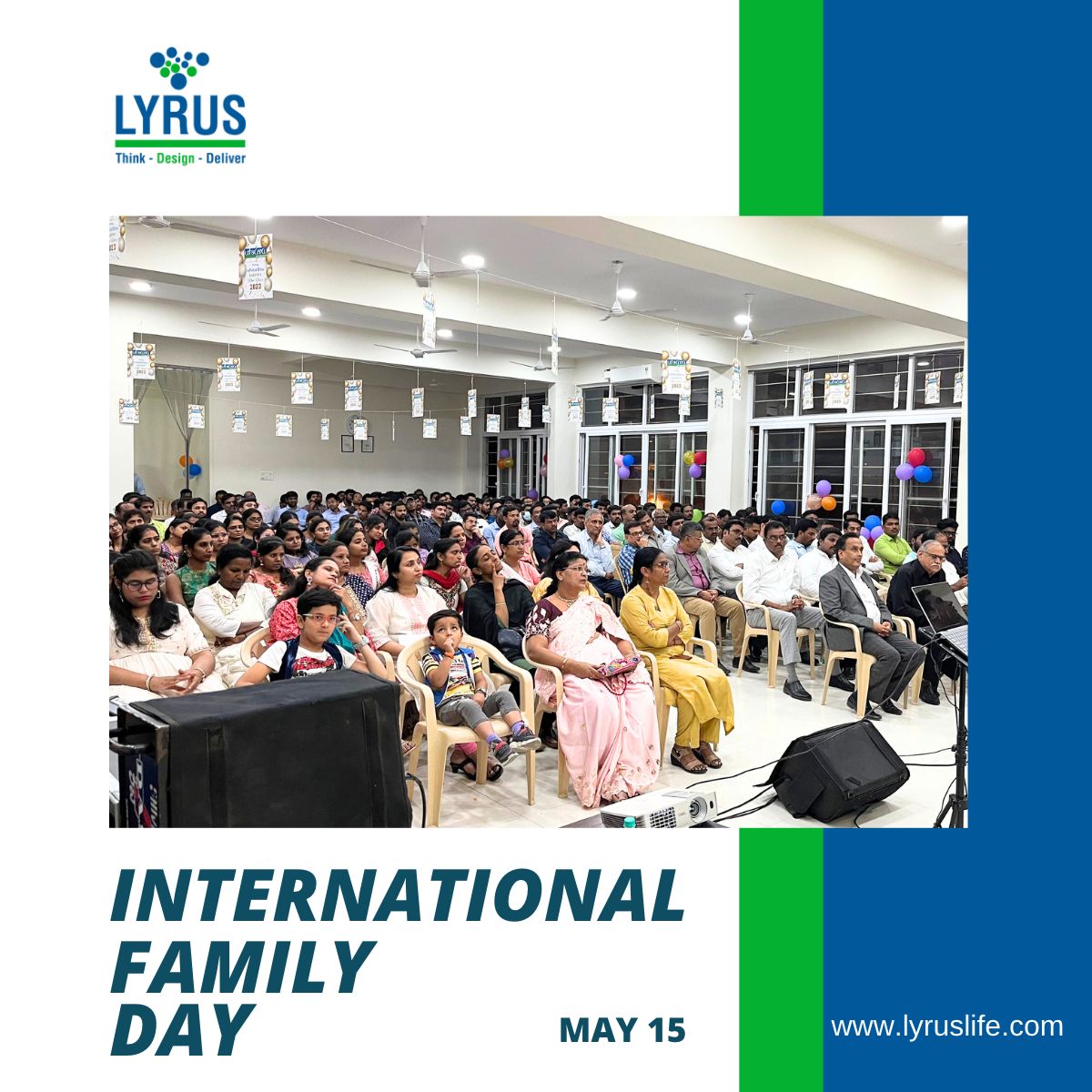 World Family day of Lyrus Life Science Pvt Ltd team.