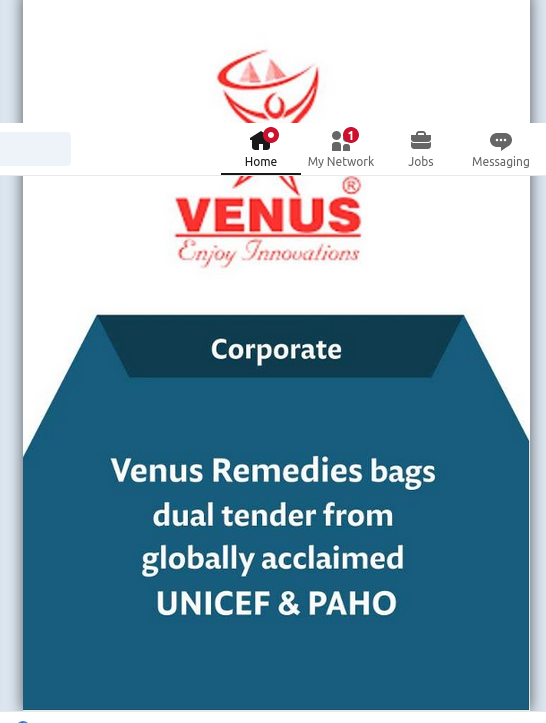 Venus Remedies clinches dual tender from UNICEF & PAHO to enhance healthcare access