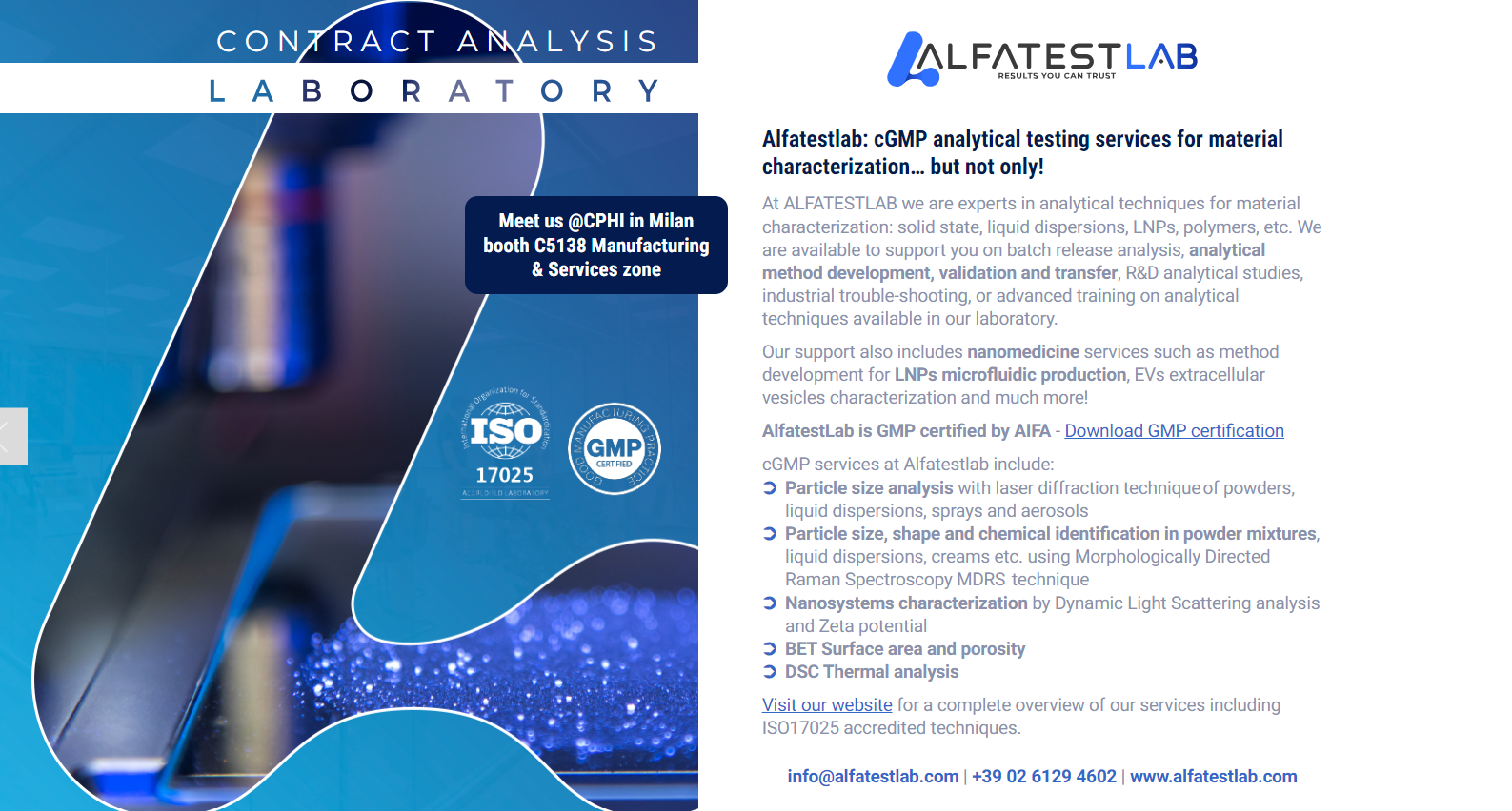 Analytical Services