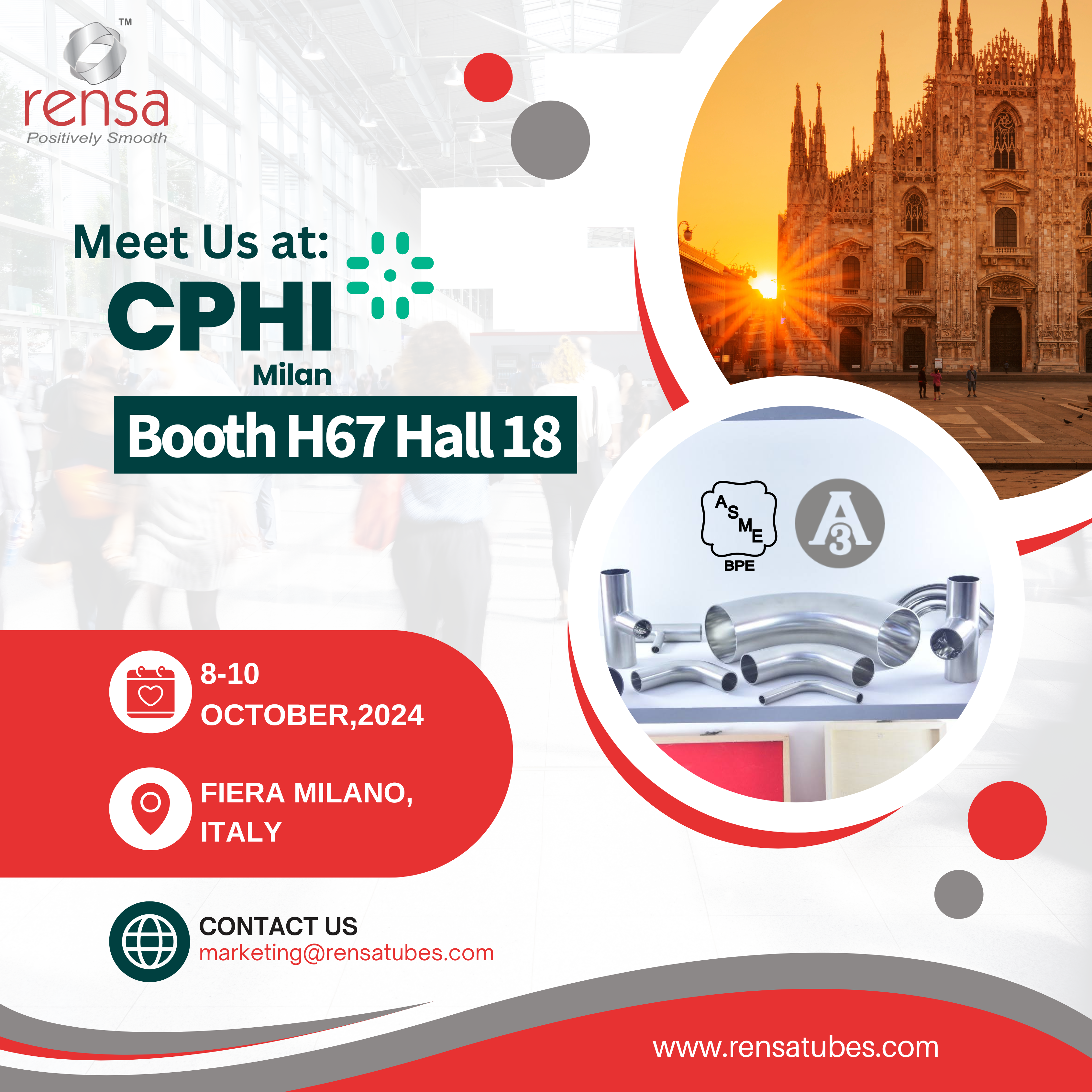 Meet us at CPHI Milan