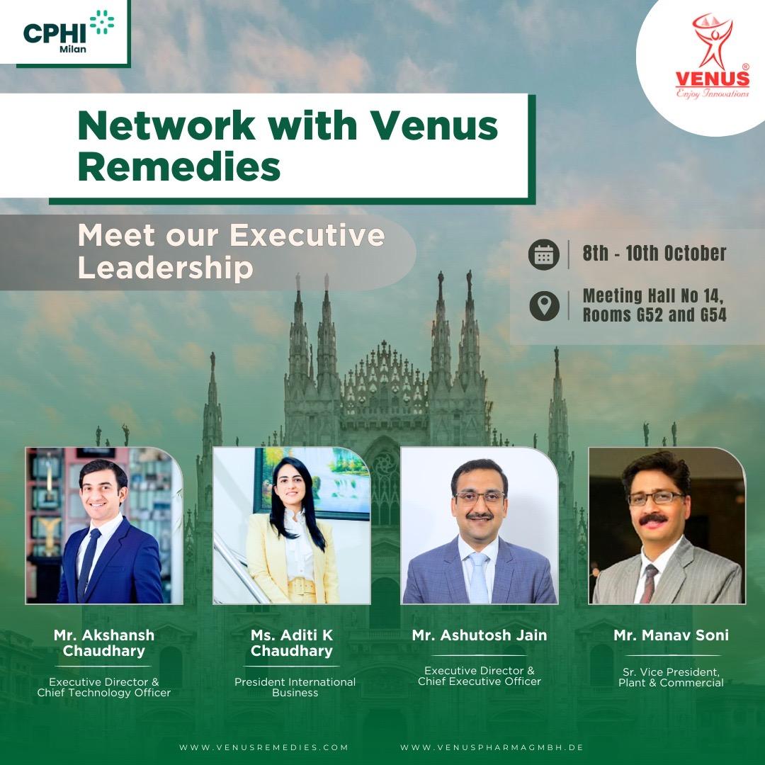 Uncover the future of healthcare with Venus Remedies & Venus Pharma GmbH at CPhI