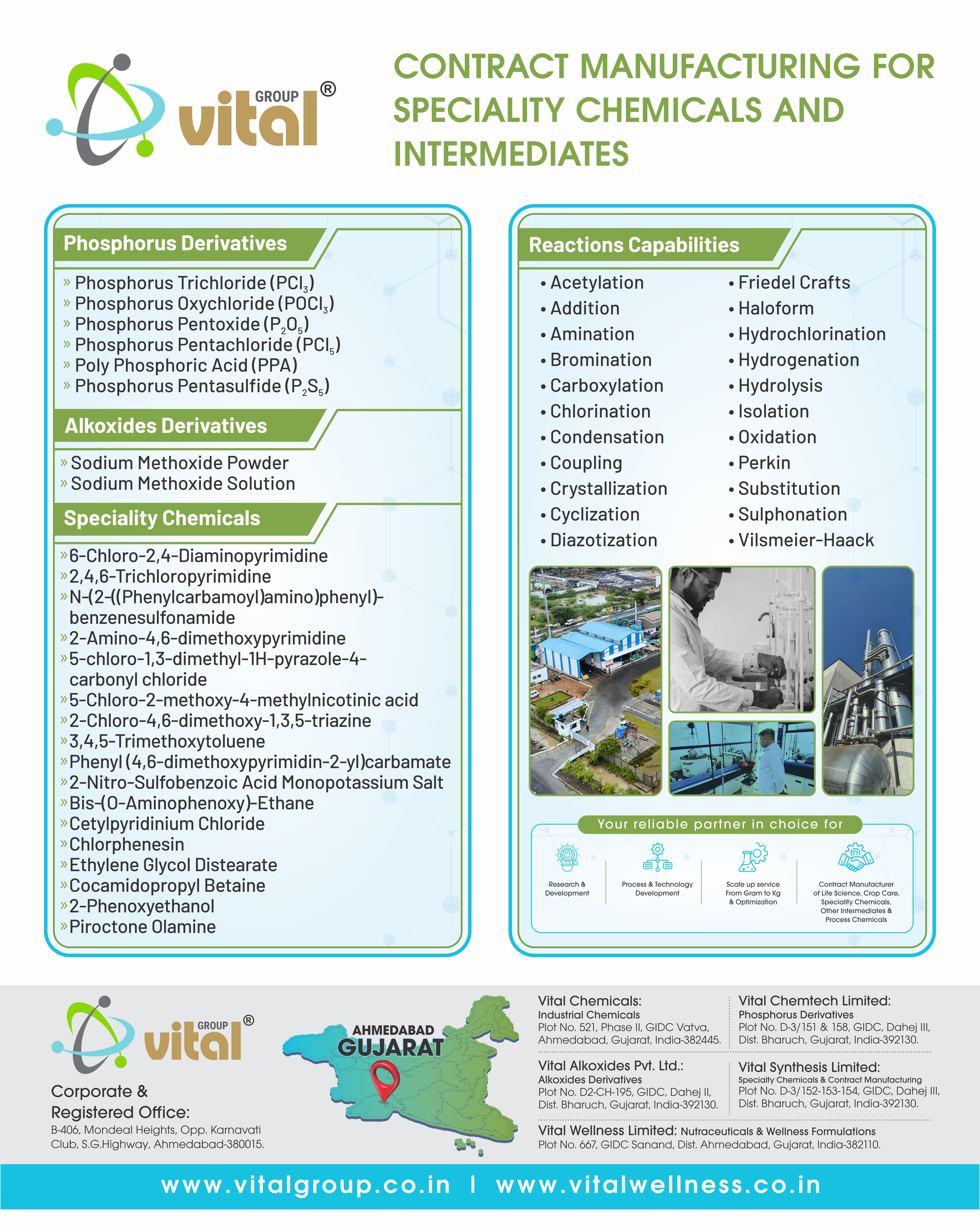 Intermediates & Specialty Chemicals List