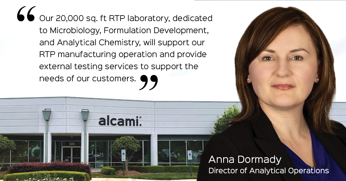 Video of Alcami's Newest Laboratory Facility in RTP, North Carolina