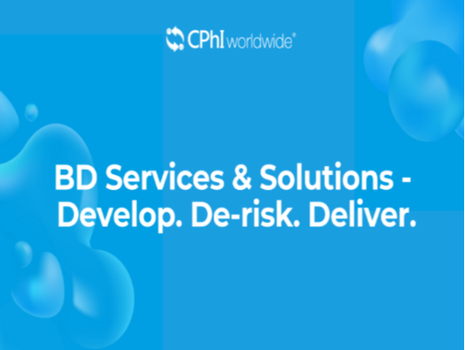 CPHI WW: BD Services & Solutions - Develop. De-risk. Deliver.