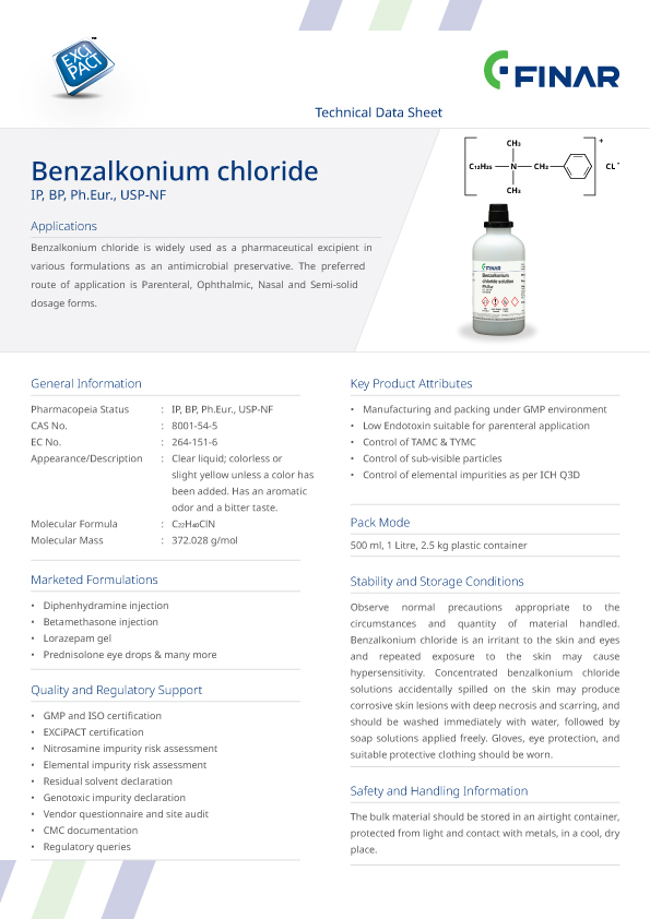 Benzalkonium Chloride